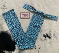 Turquoise Cheetah Tailbag