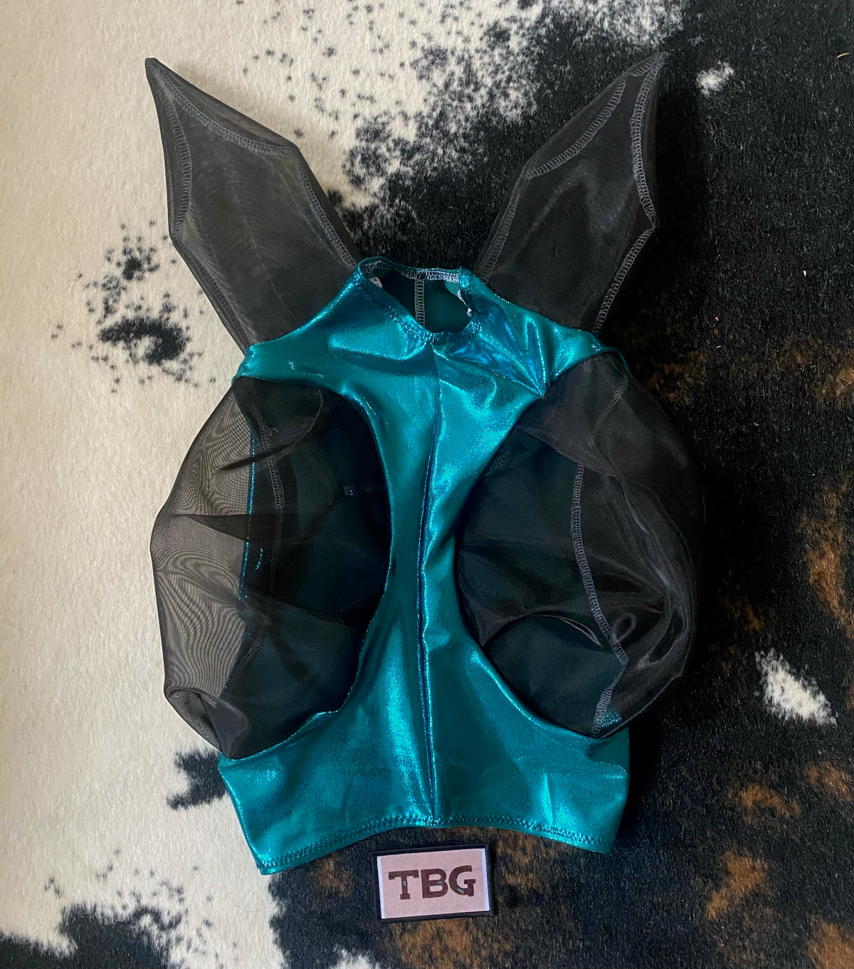 Sparkle Turquoise Fly Mask