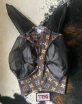 Brown LV Fly Mask