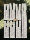 Lavender Wavy Checker Mane/Tailbag Set