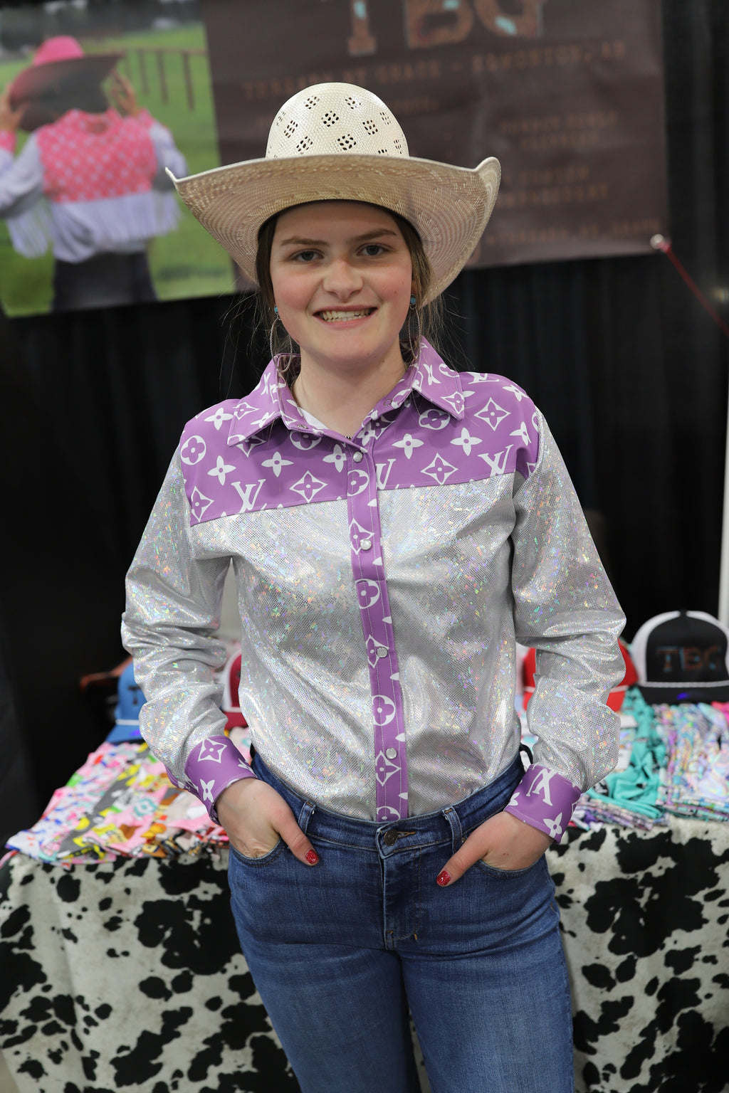 The Lavender LV Rodeo Shirt