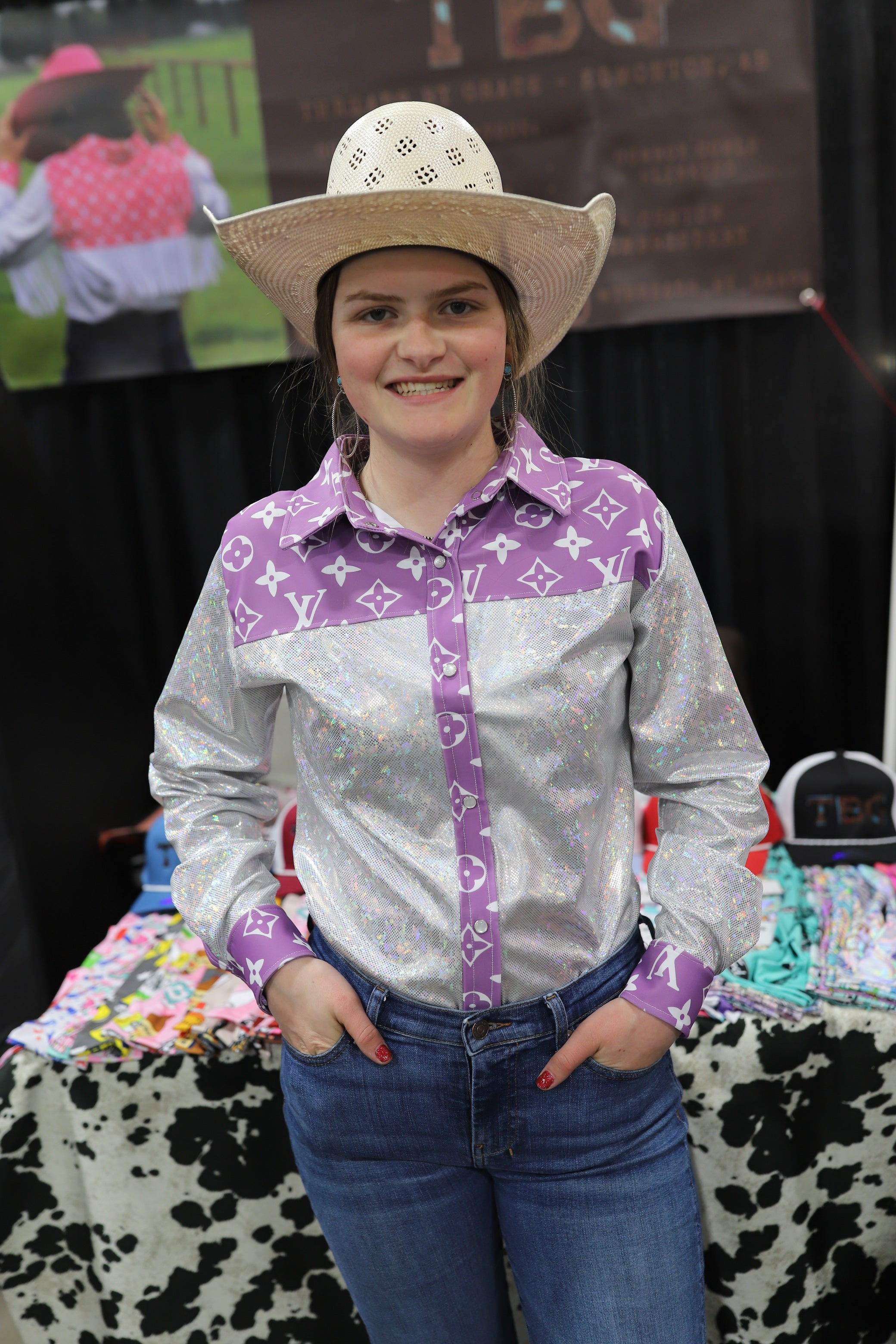 The Lavender LV Rodeo Shirt