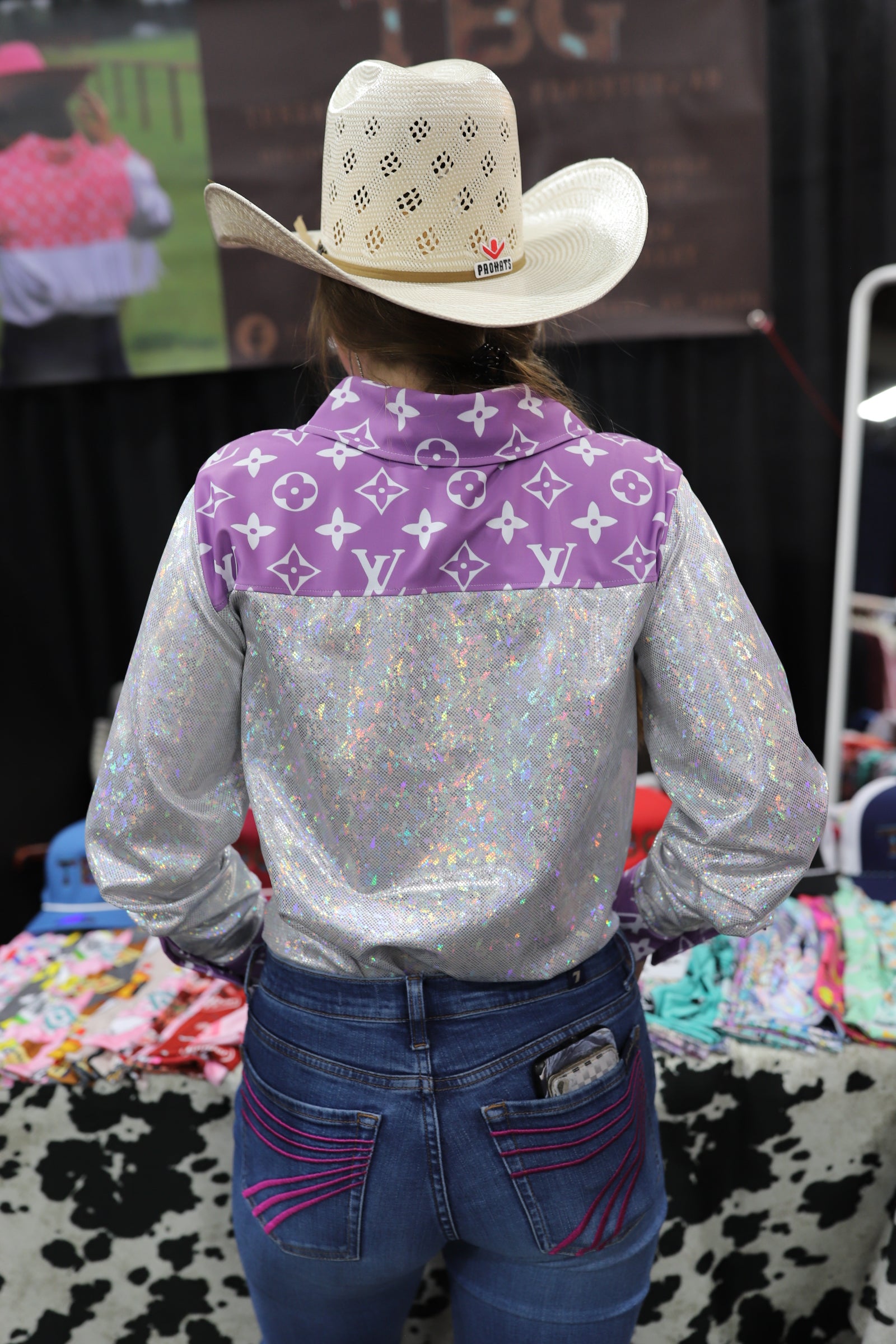 The Lavender LV Rodeo Shirt