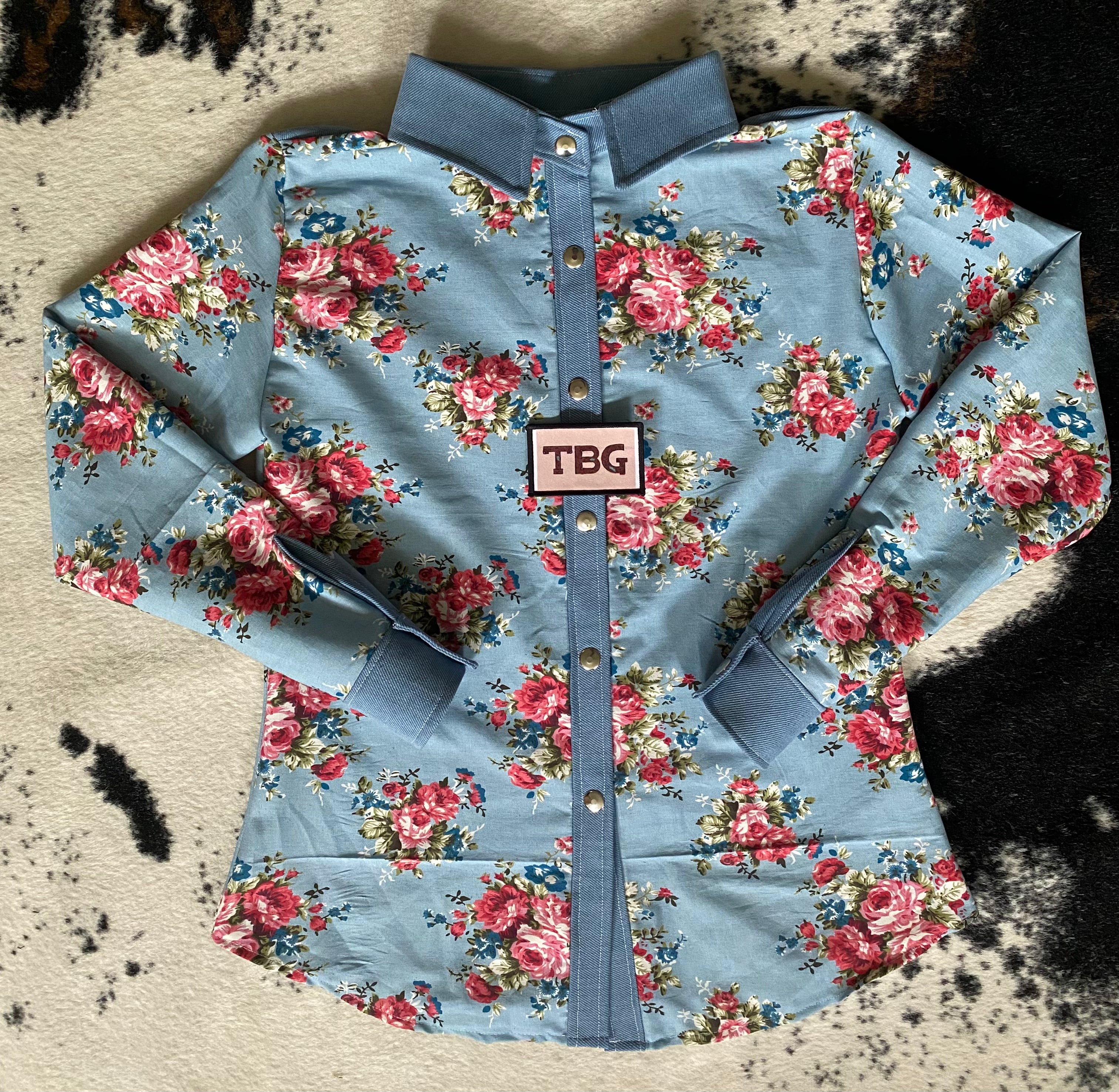 The Rosalie Rodeo Shirt - Light Wash