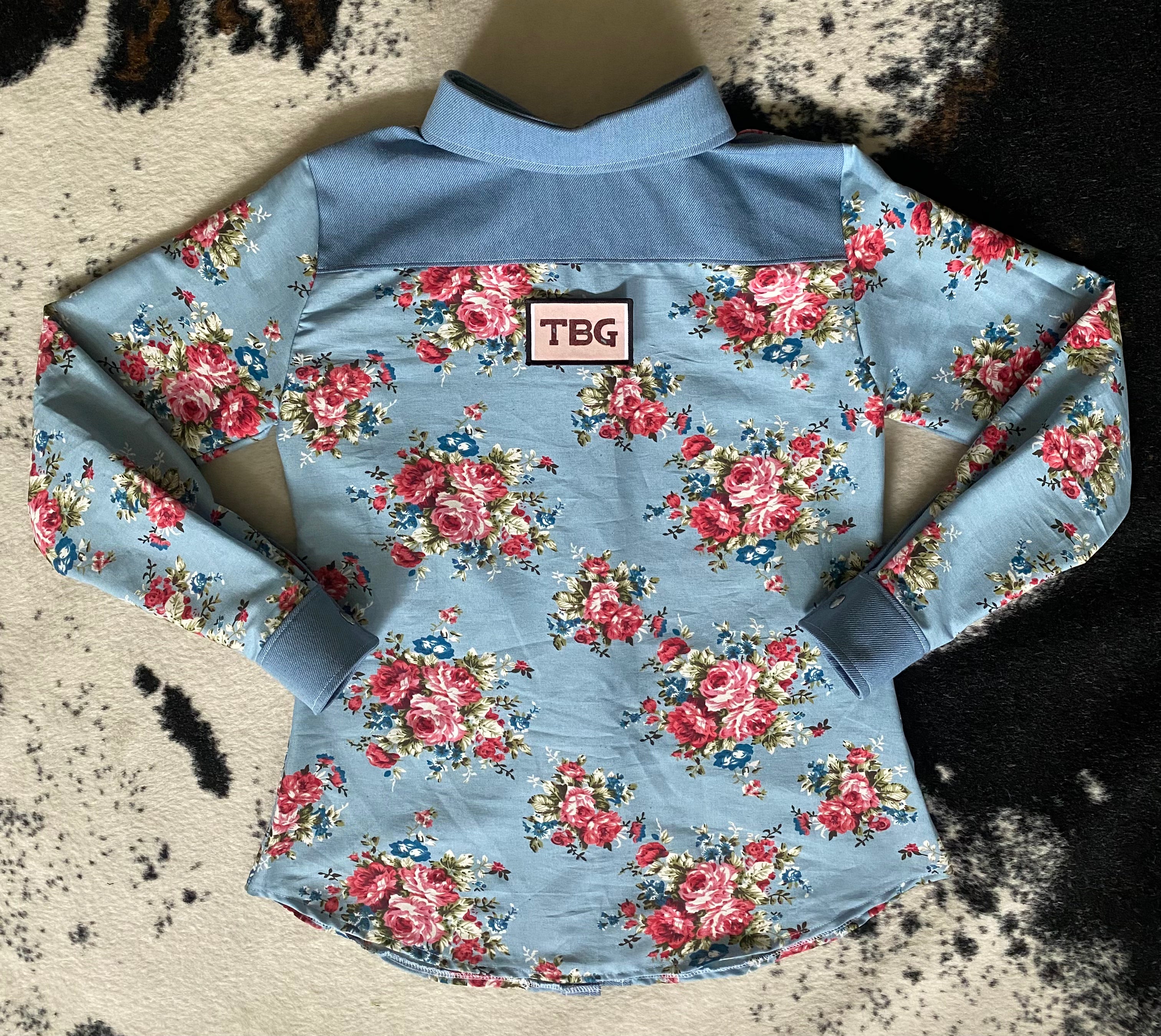 The Rosalie Rodeo Shirt - Light Wash