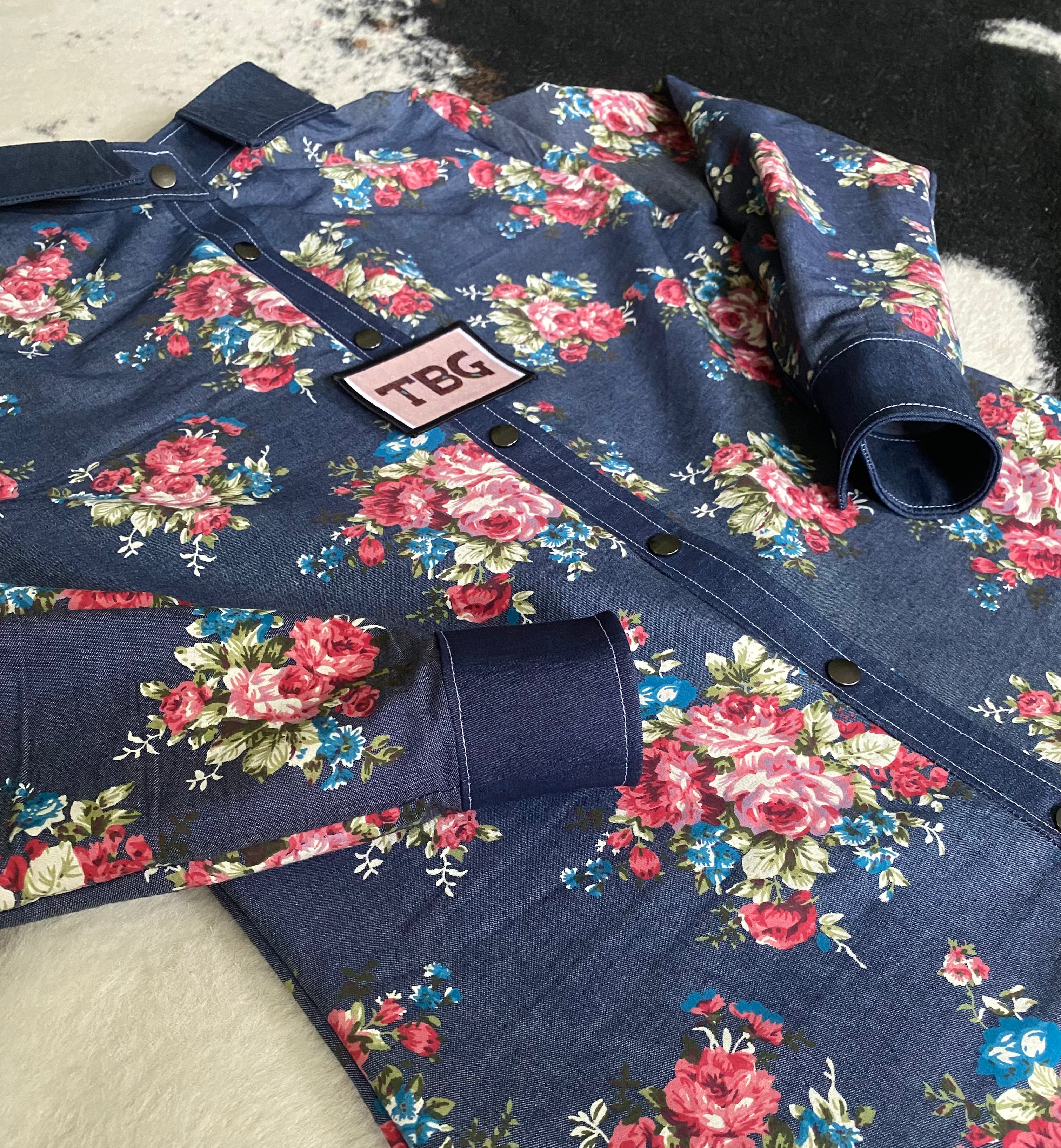 The Rosalie Rodeo Shirt - Dark Wash