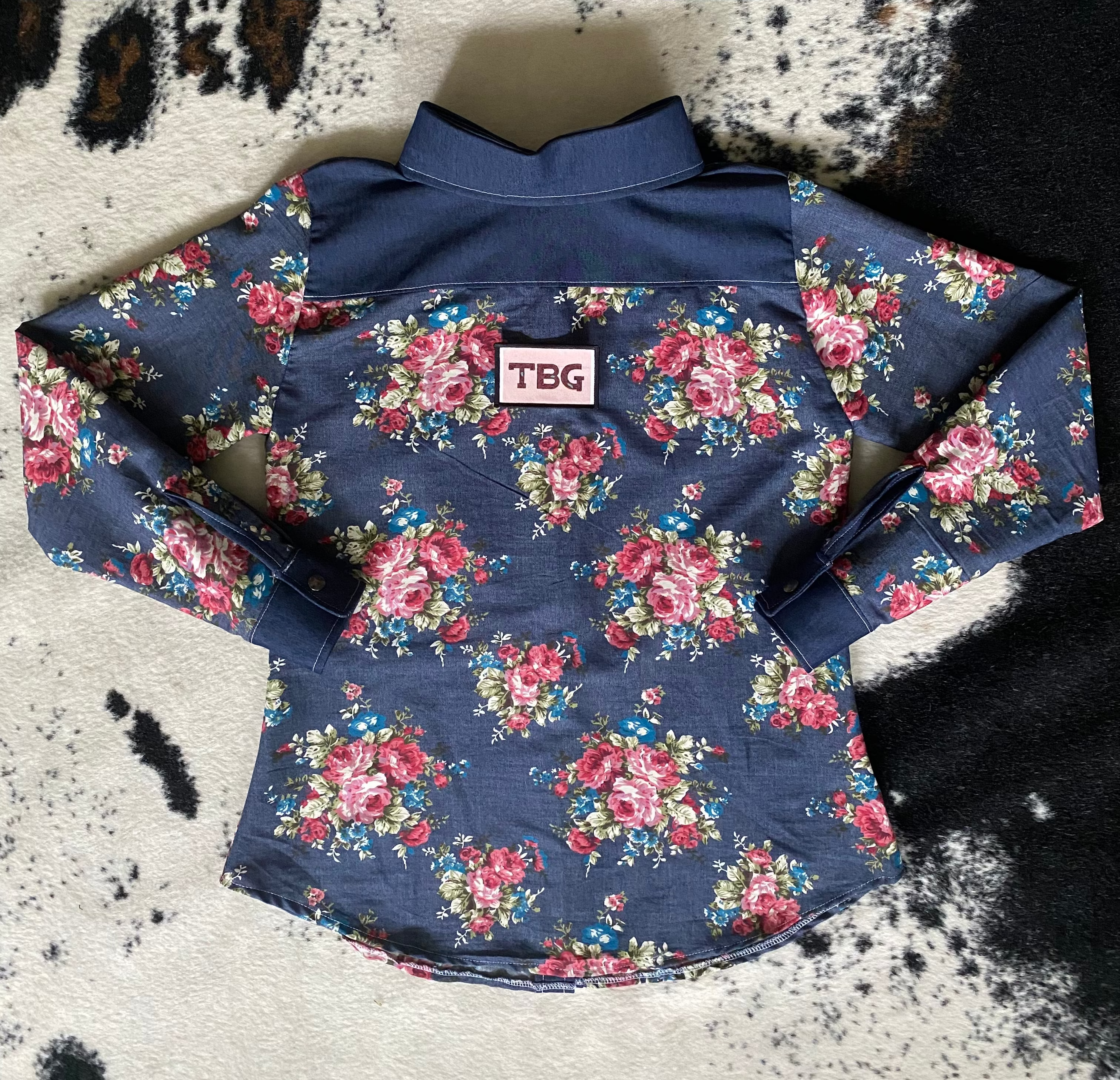 The Rosalie Rodeo Shirt - Dark Wash