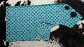 Turquoise and Black LV Slinky
