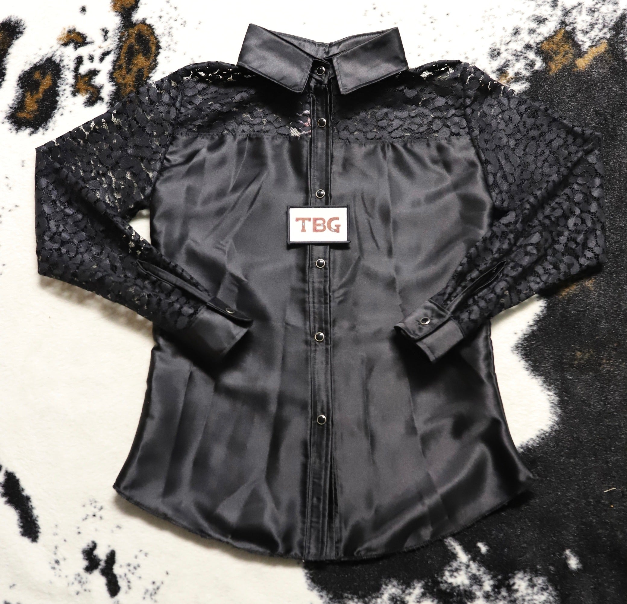 The Black Cheetah Rodeo Shirt