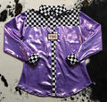 The Purple Checker Rodeo Shirt