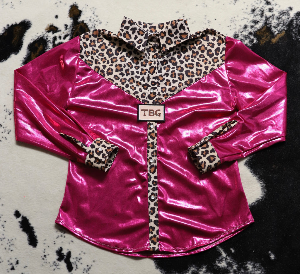 The Pink Cheetah Rodeo Shirt