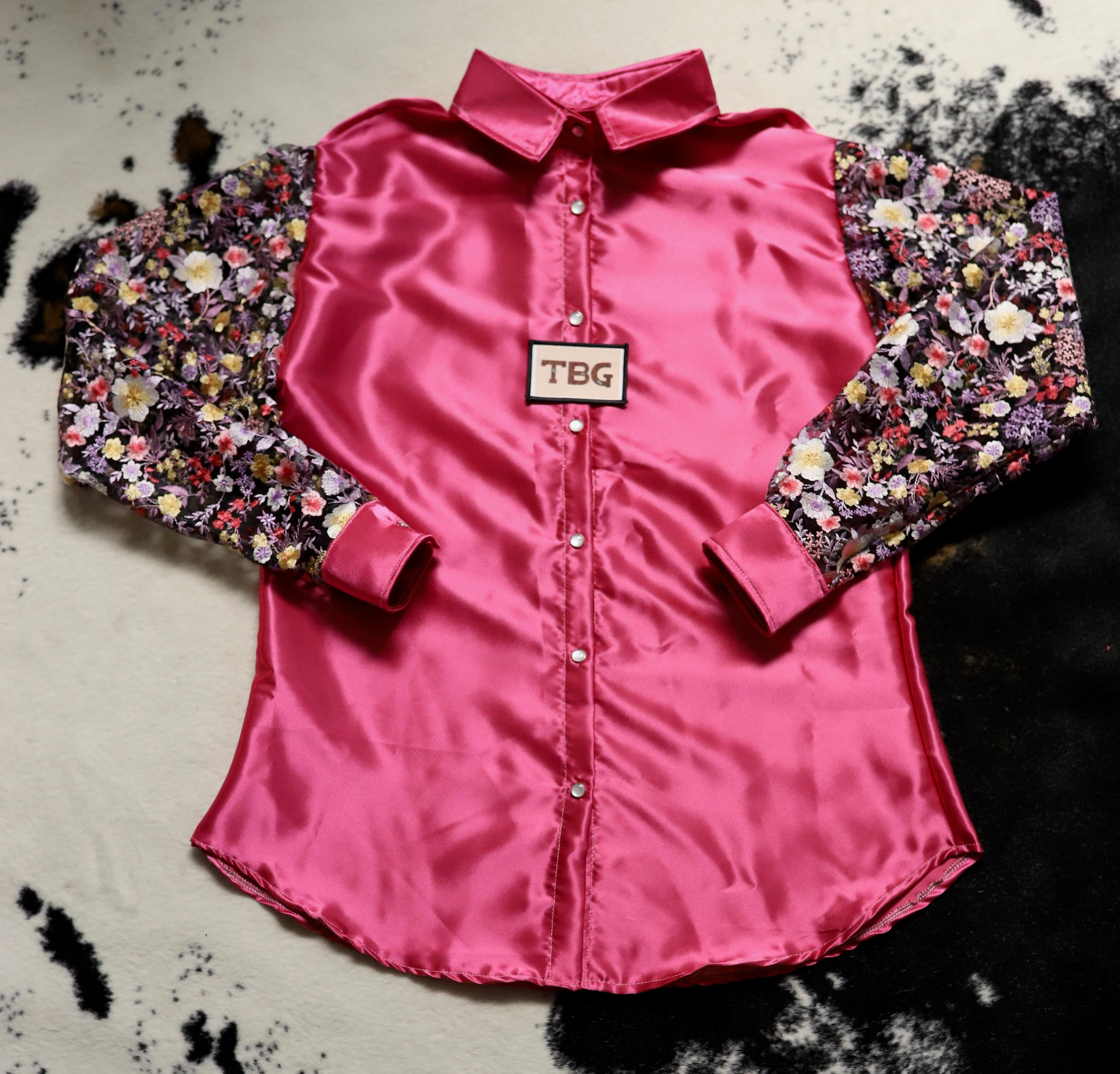 The Pink Wildflower Rodeo Shirt