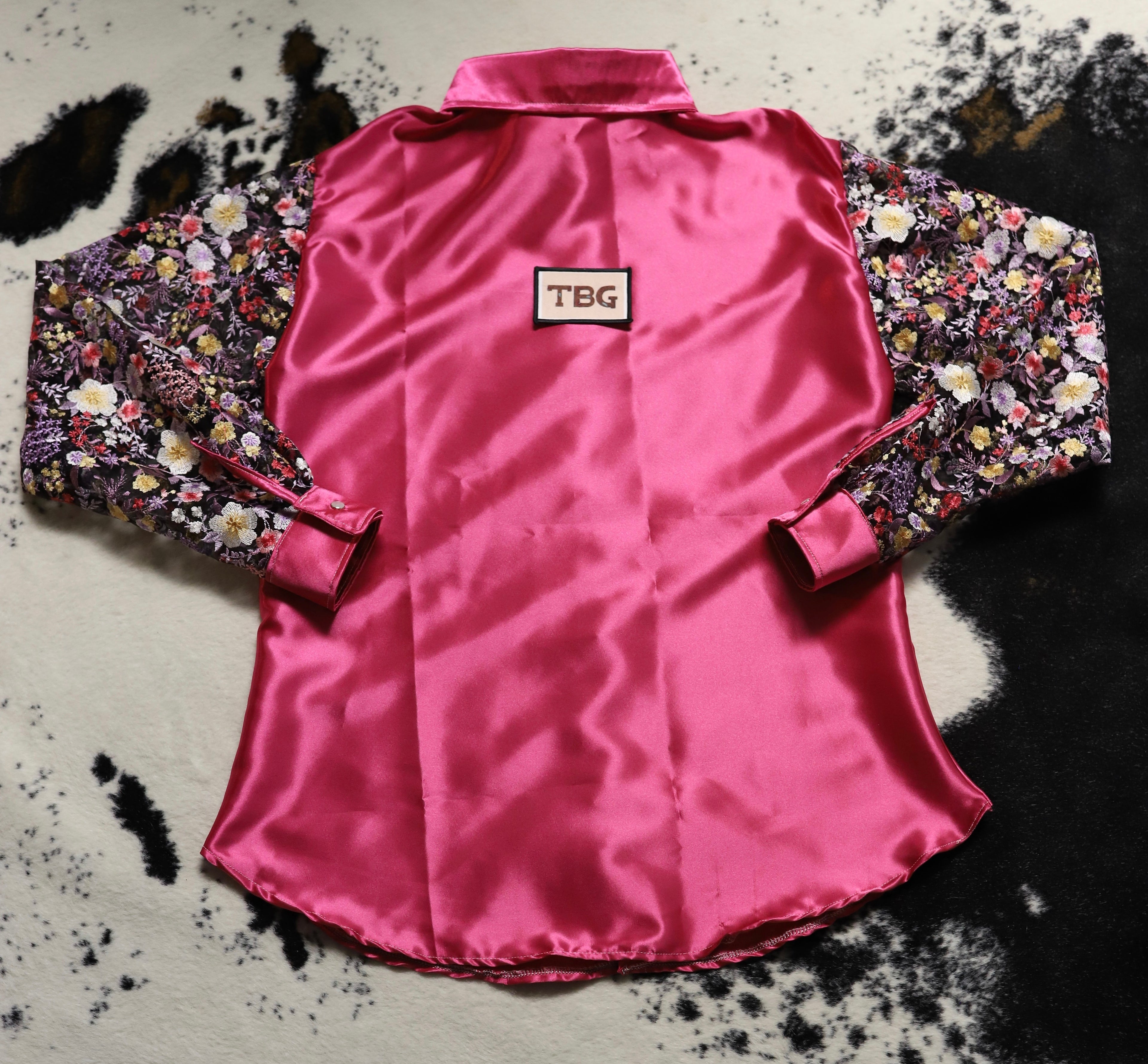 The Pink Wildflower Rodeo Shirt