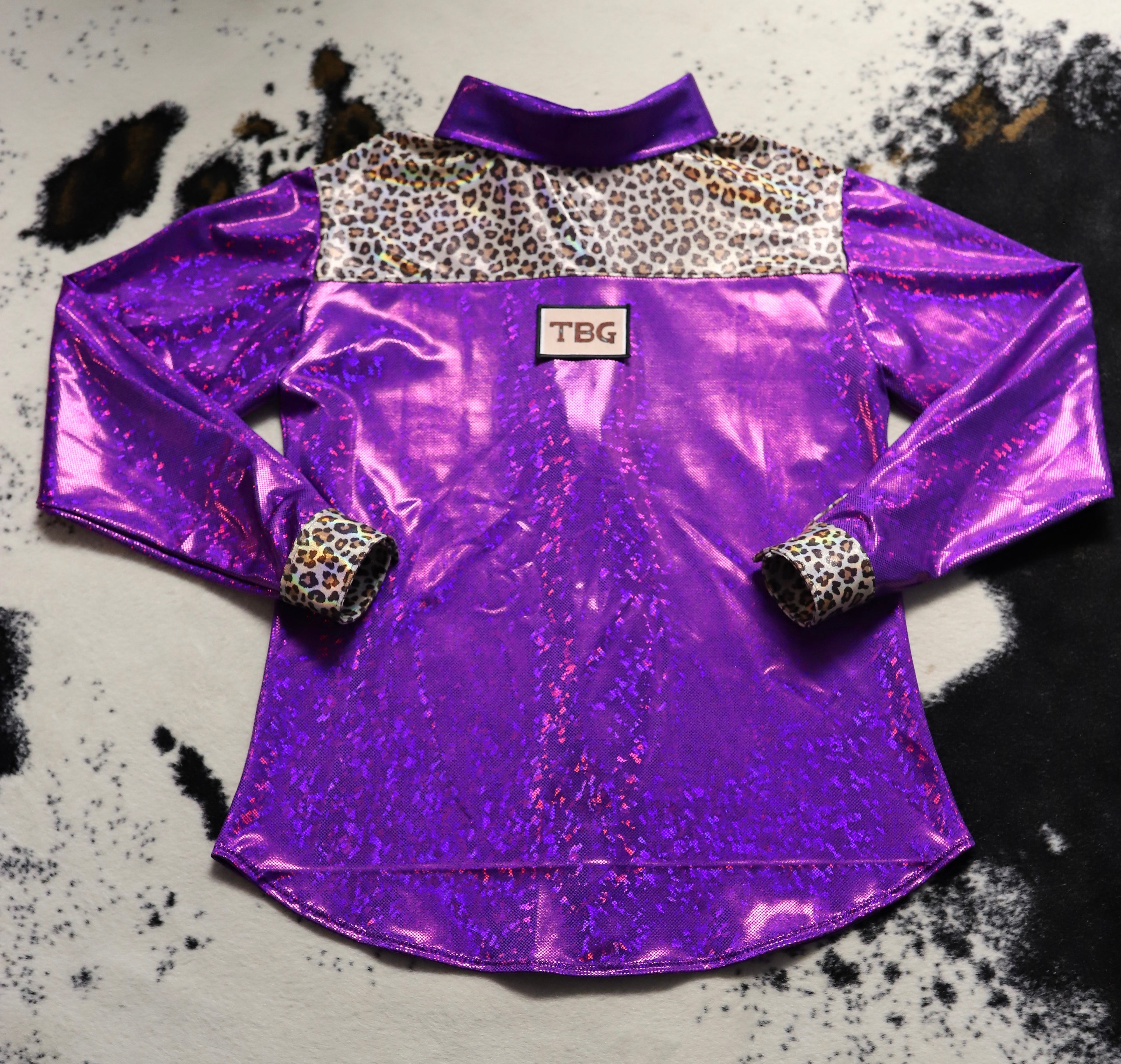 The Purple Cheetah Rodeo Shirt