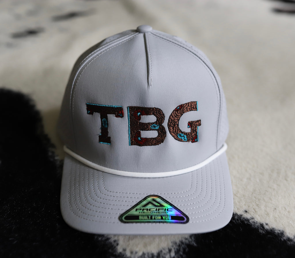 TBG Grey Perforated Rope Cap