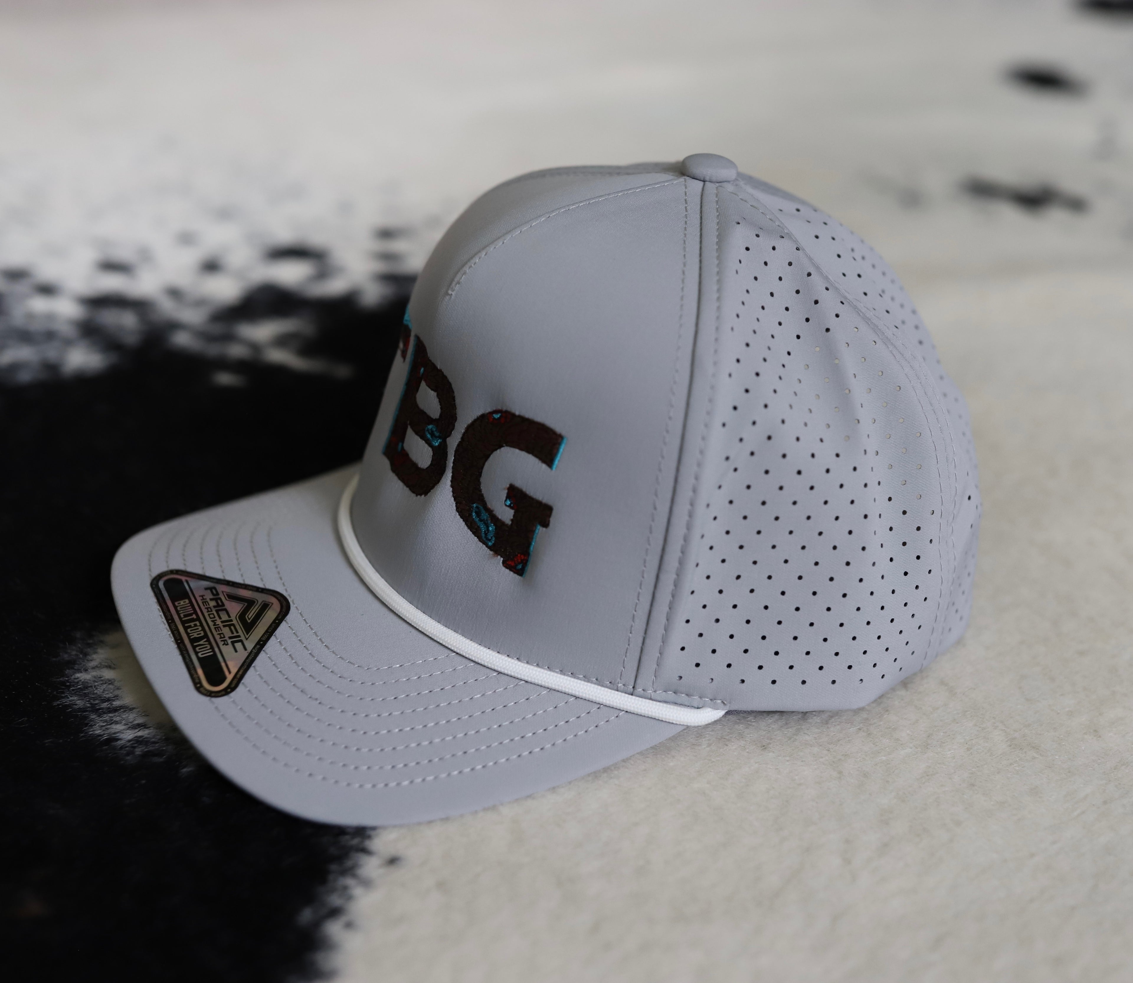 TBG Grey Perforated Rope Cap