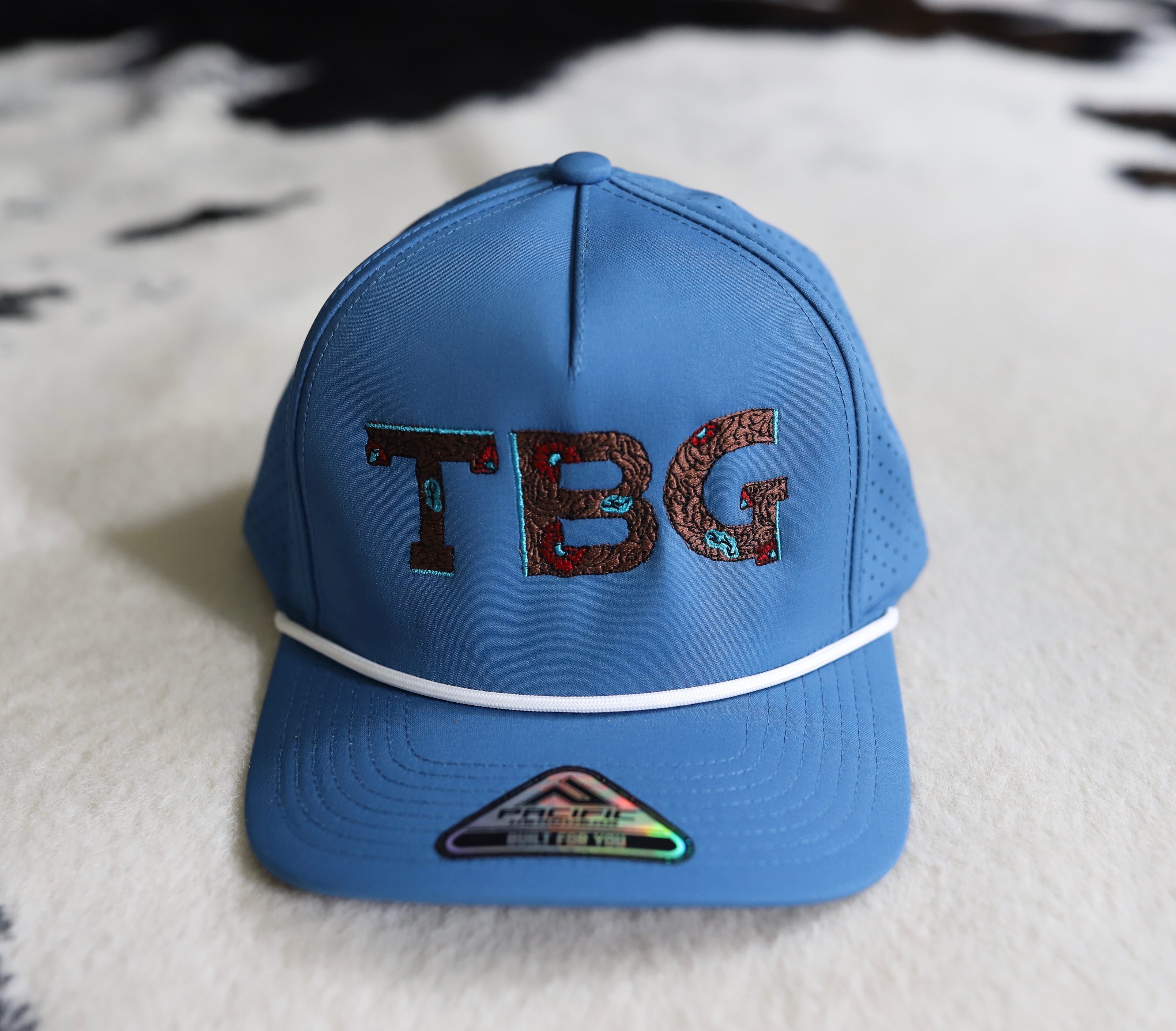 TBG Denim Perforated Rope Cap