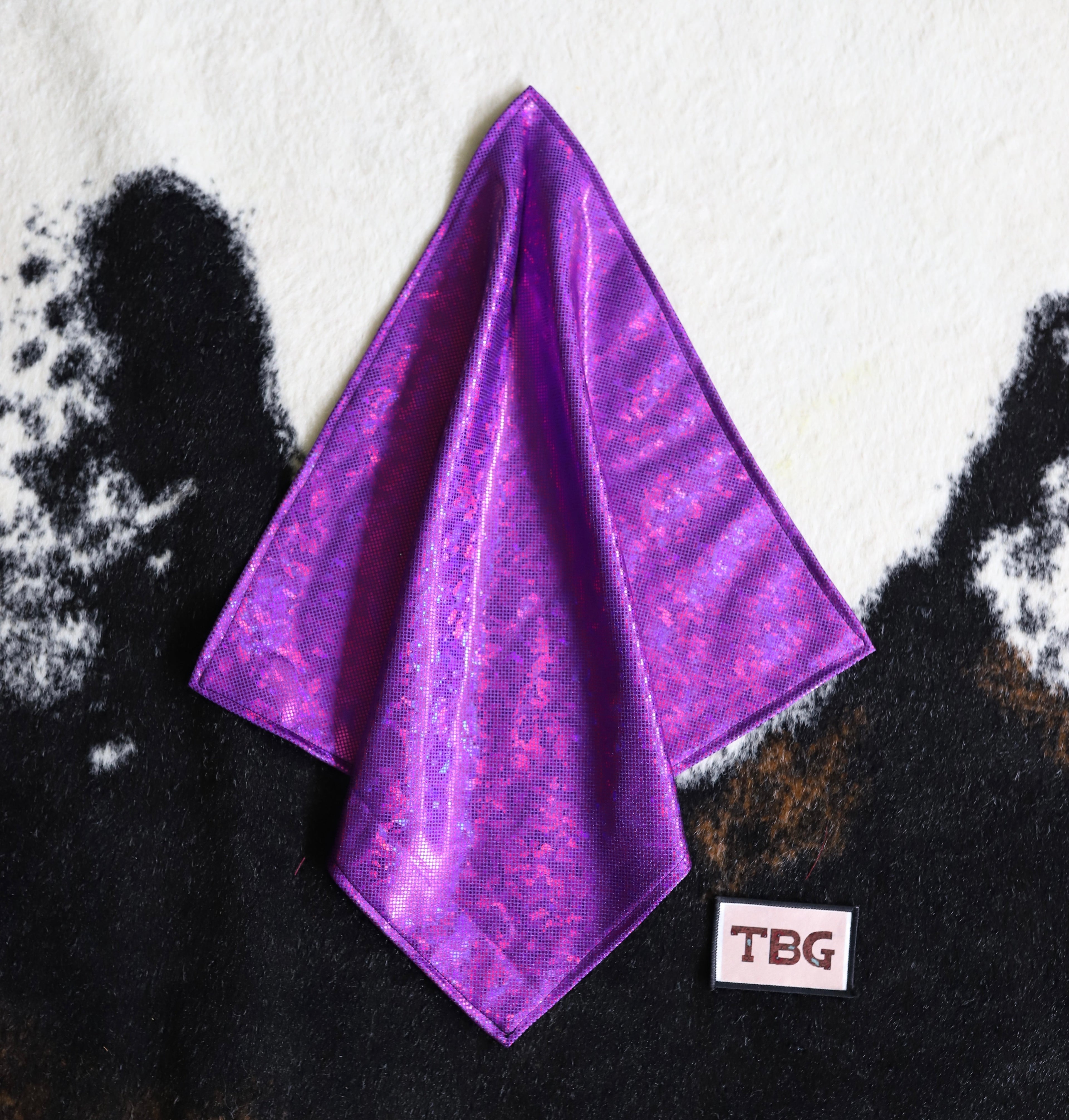 Purple Holographic Sparkle Breakaway Flag