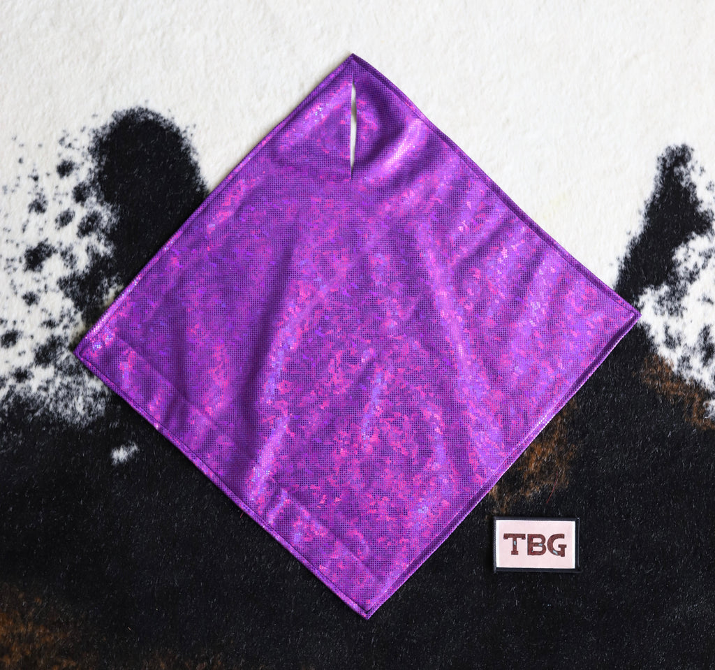 Purple Holographic Sparkle Breakaway Flag