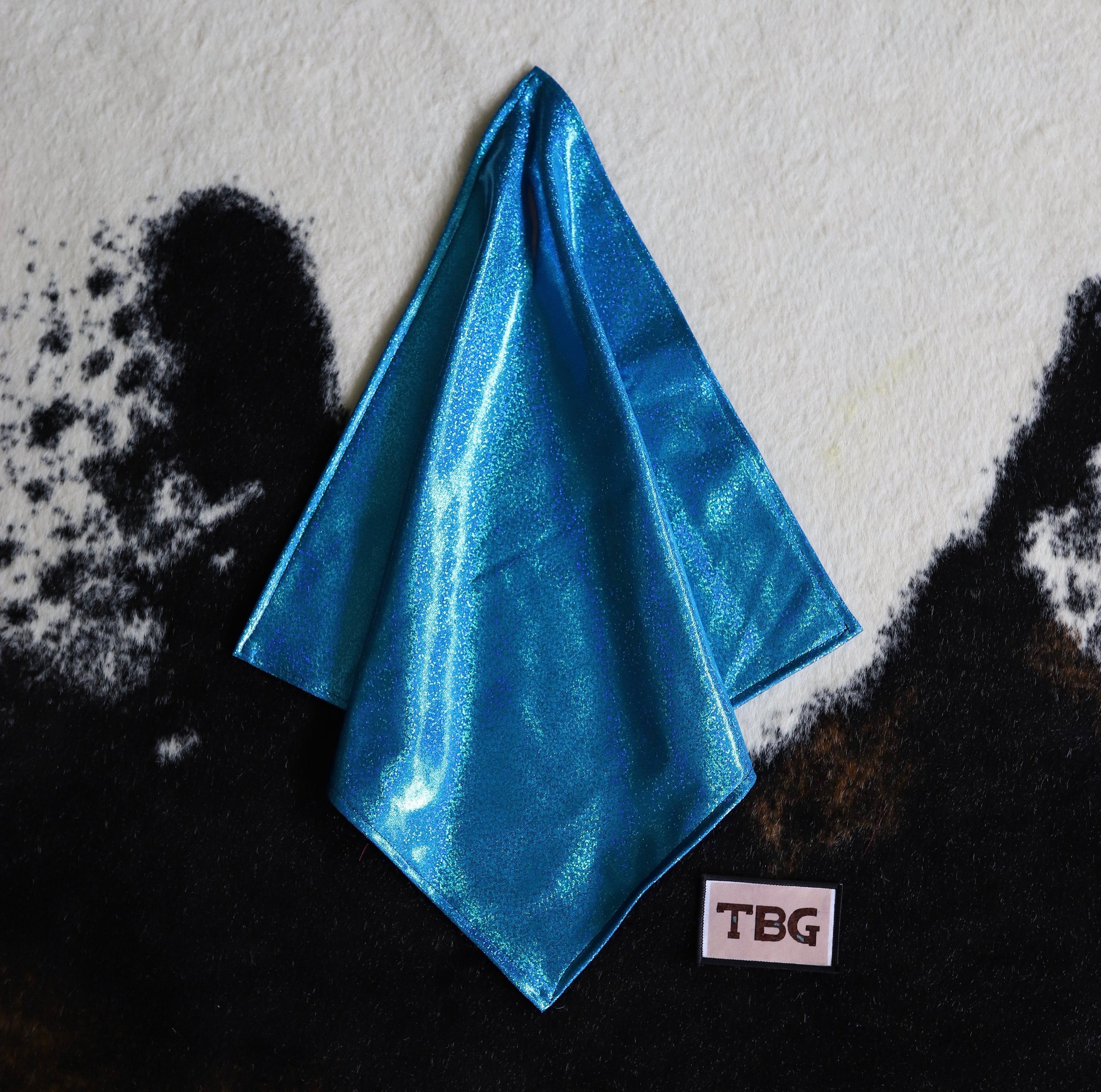 Light Blue Sparkle Breakaway Flag