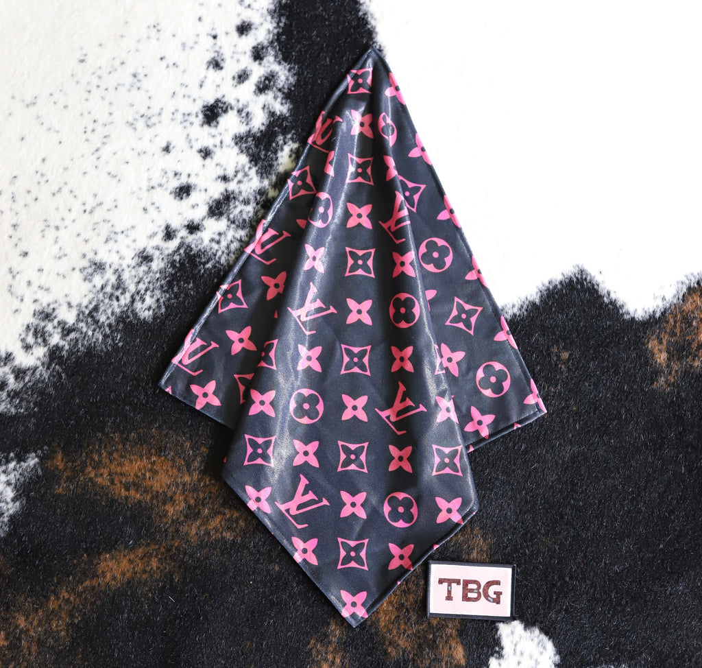 Sparkle Black and Pink LV Breakaway Flag