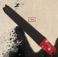 Black Cinched Top Waterproof Tailbag with Dr. P Fringe