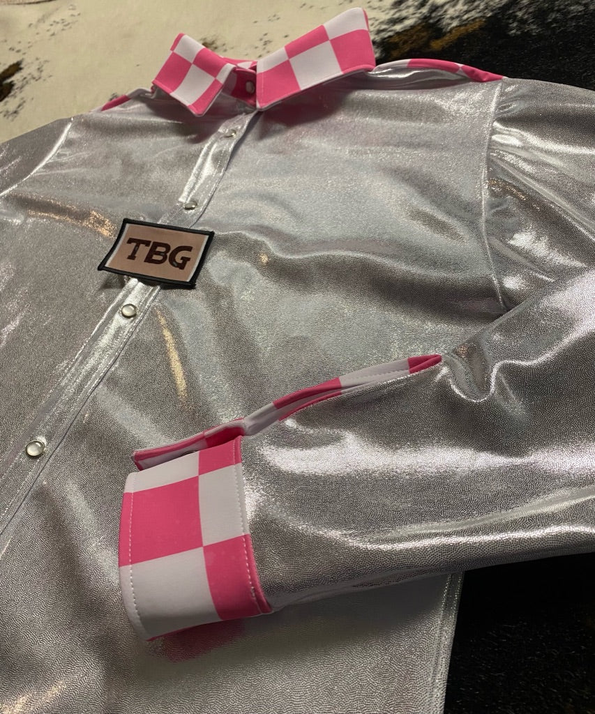 The Pink Checkerprint Rodeo Shirt