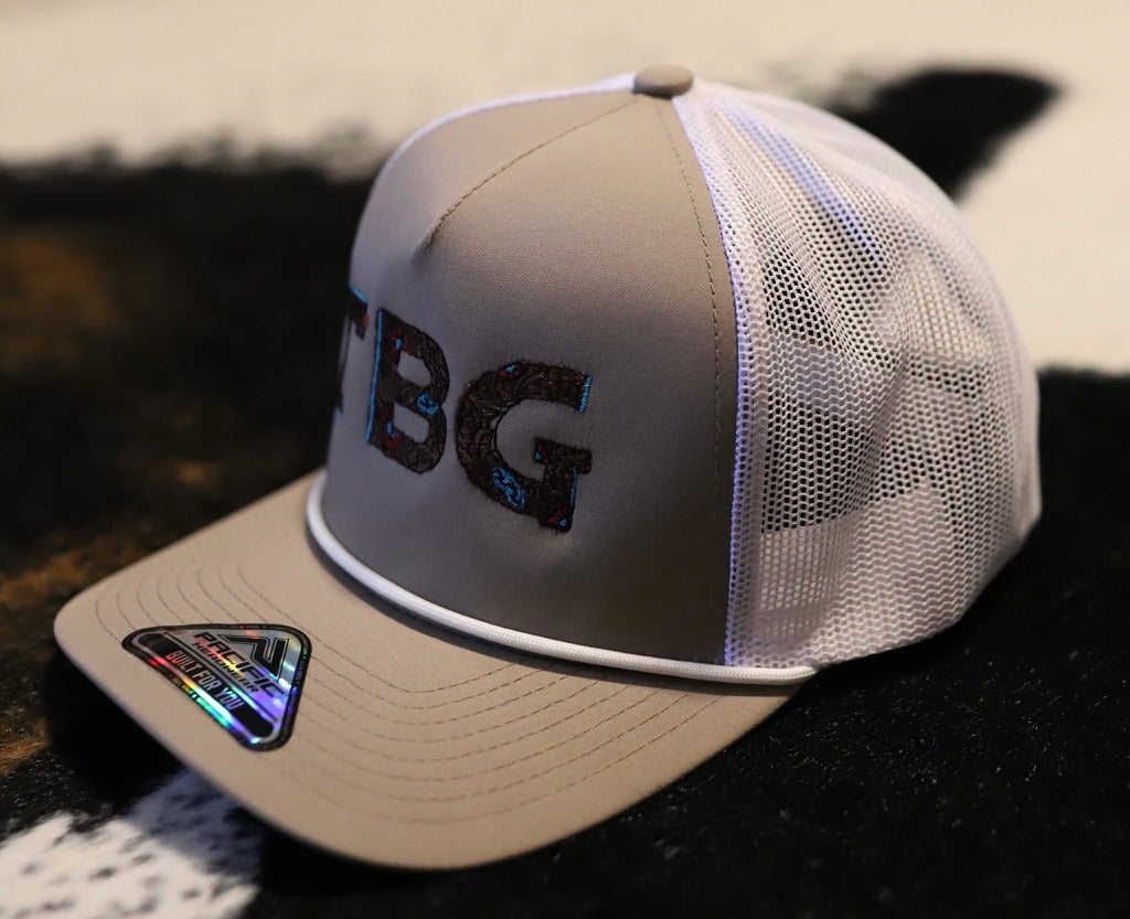 TBG Beige Meshback Rope Cap