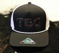 TBG Black Meshback Rope Cap