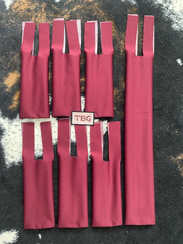Burgundy Waterproof Mane/Tailbag Set