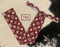 Burgundy LV Tailbag