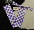 Purple Checkerprint Tailbag